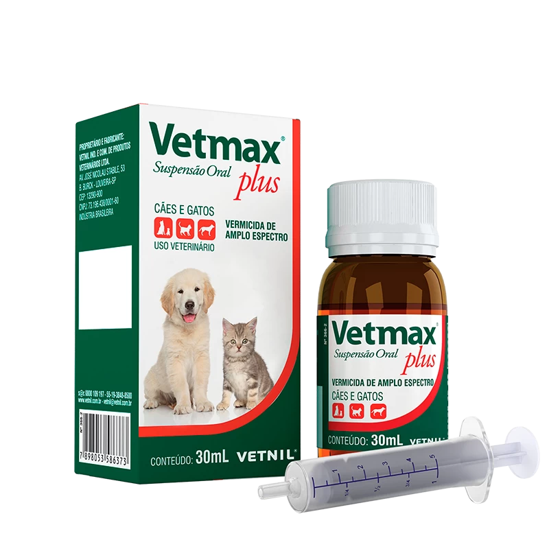 Frasco do Vermífugo Oral AllPets+ Plus